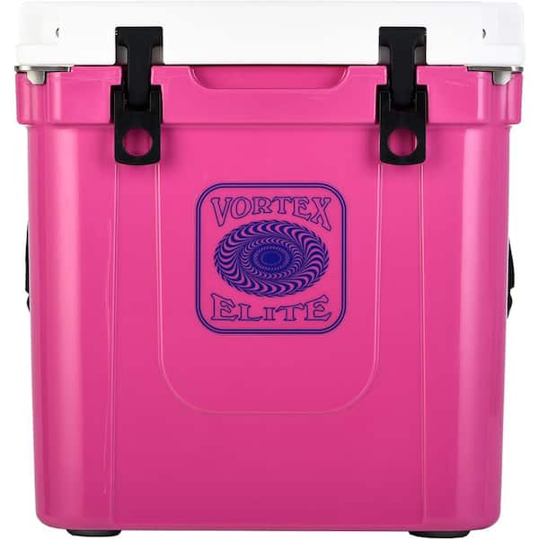 Vortex Elite 33 Qt. Rotational-Molded Customizable Cooler System in Pink