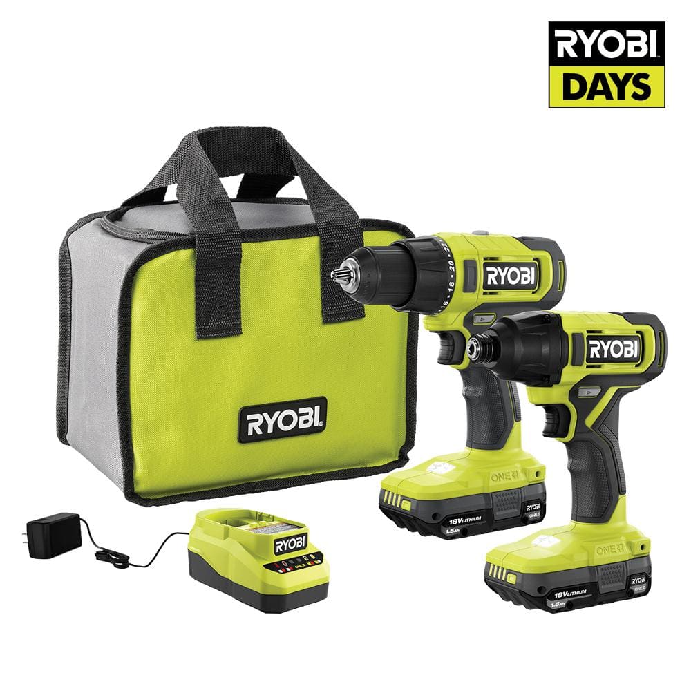 UPC 033287200122 product image for ONE+ 18V Cordless 2-Tool Combo Kit with Drill/Driver, Impact Driver, (2) 1.5 Ah  | upcitemdb.com