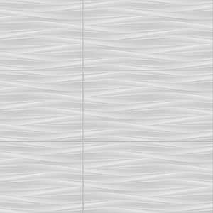 Sample - Nuvola White 3D 5.5 in. x 5.5 in. Ceramic Wall Tile