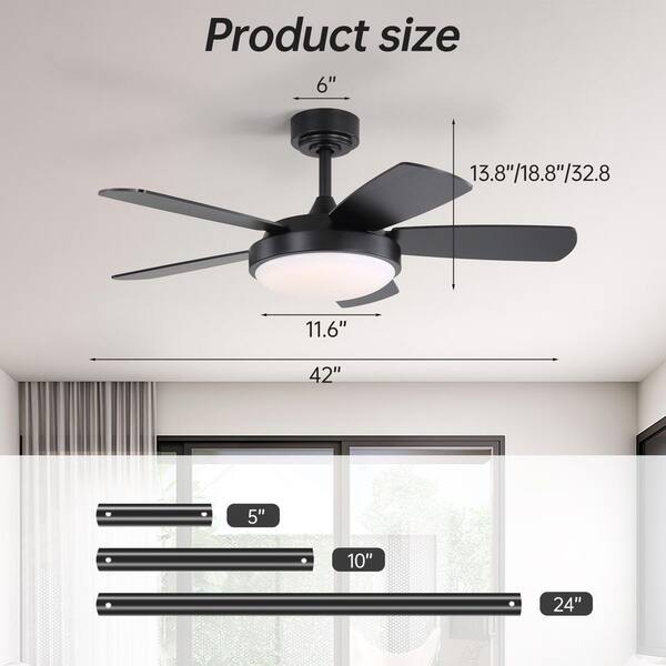CACI Mall 42 in. Indoor/Outdoor Dimmable Integrated LED
