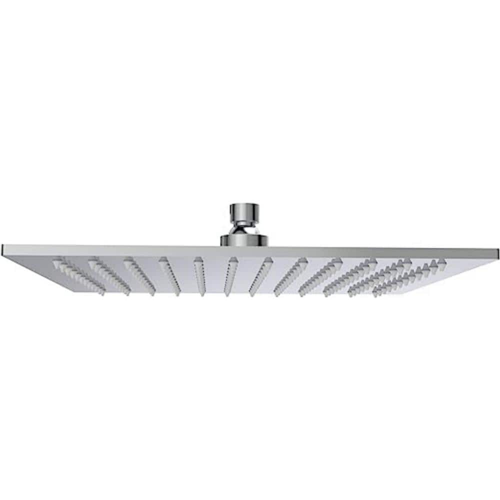 Rainfall 2-Spray Patterns with 2.5 GPM 12 in. Ceiling Mount Rain Fixed Show