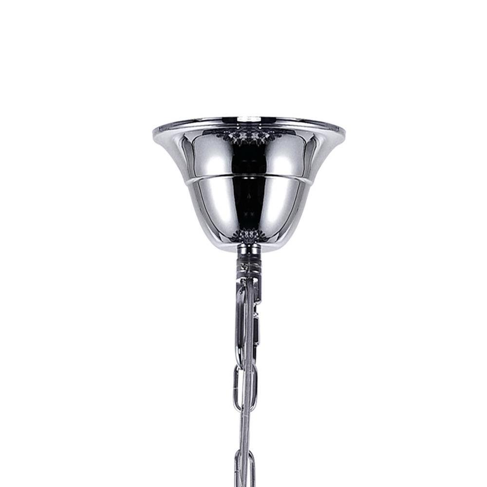 Empire 66" Tall Chrome and Crystal 34-Light Chandelier