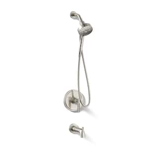 Torrington Single Handle 3-Spray Tub and Shower Faucet 1.75 GPM in. Vibrant Polished Nickel (Valve Included)