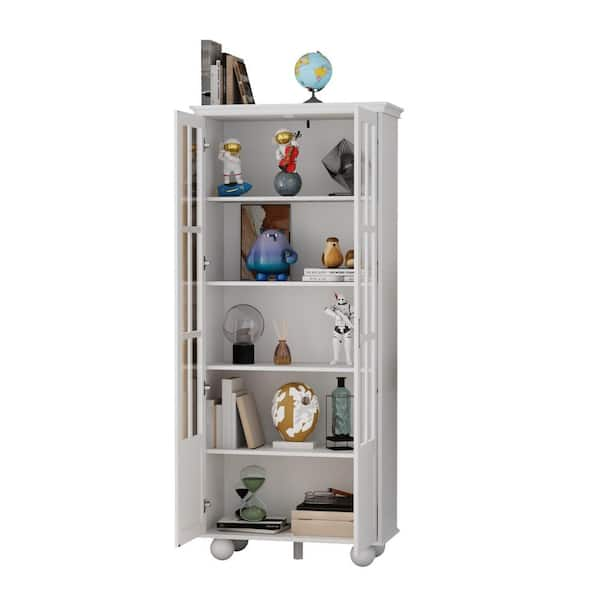 Home Decorators Collection Bradstone White 6 Door Storage Cabinet JS-3423-A  - The Home Depot