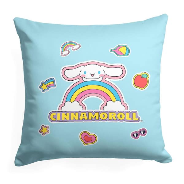 THE NORTHWEST GROUP Sanrio Cinnamaroll Cinnasticker 18 in. x 18 in. Printed Multi-Color Throw Pillow