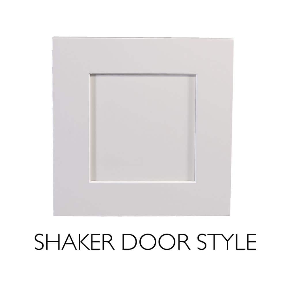 Brookings White Shaker Base Kitchen Cabinet with Drawer