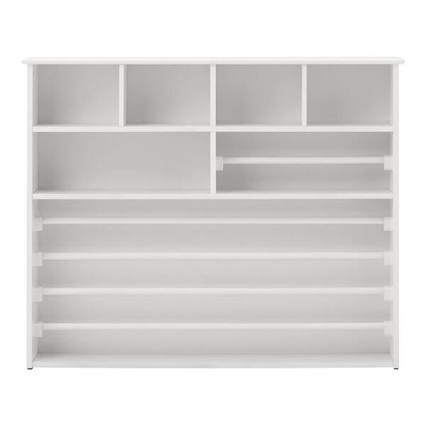 StyleWell Craft Gift Wrap Hutch in White (42 in. W) CRF006WH The Home Depot