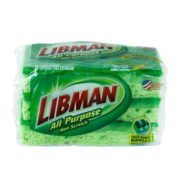 Libman Medium-Duty Easy-Rinse Cleaning Sponges (6-Count) 1076-6 - The Home  Depot