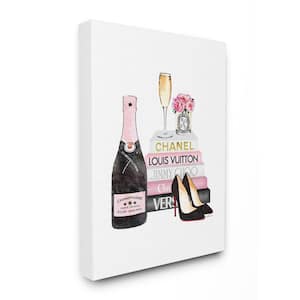 The Stupell Home Decor Collection High Fashion Book Shelf with Stilettos  Heel by Amanda Greenwood Floater Frame Culture Wall Art Print 25 in. x 31  in. agp-154_ffl_24x30 - The Home Depot