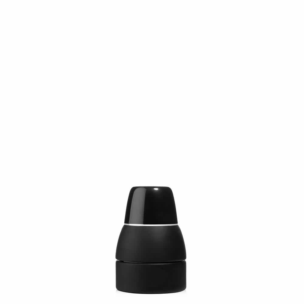 Compact Black and White Silicone Travel Bidet with Retractable Nozzle
