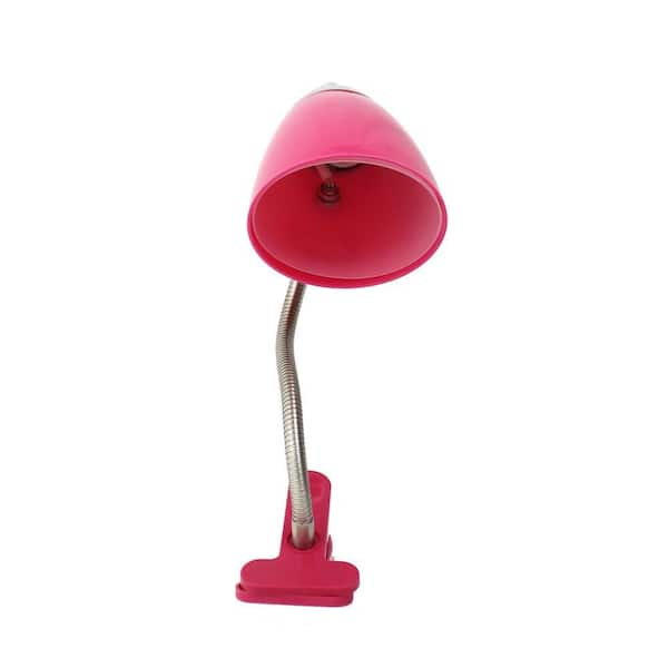 pink clip on lamp