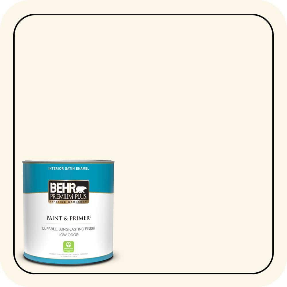 1 qt. #PWN-20 Whipping Cream Satin Enamel Low Odor Interior Paint & Primer price history on PriceWatchPro