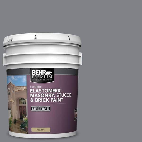 BEHR PREMIUM 5 gal. #N530-5 Mission Control Elastomeric Masonry, Stucco and Brick Exterior Paint