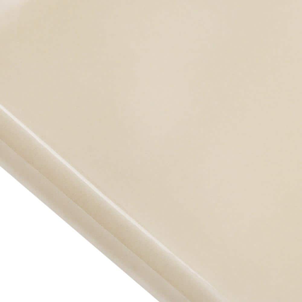 Midland Fawn 3x12 Polished Ceramic Bullnose Tile