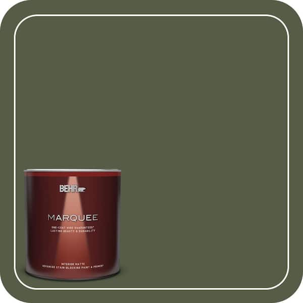 BEHR MARQUEE 1 qt. #420F-7 Forest Ridge Matte Interior Paint & Primer