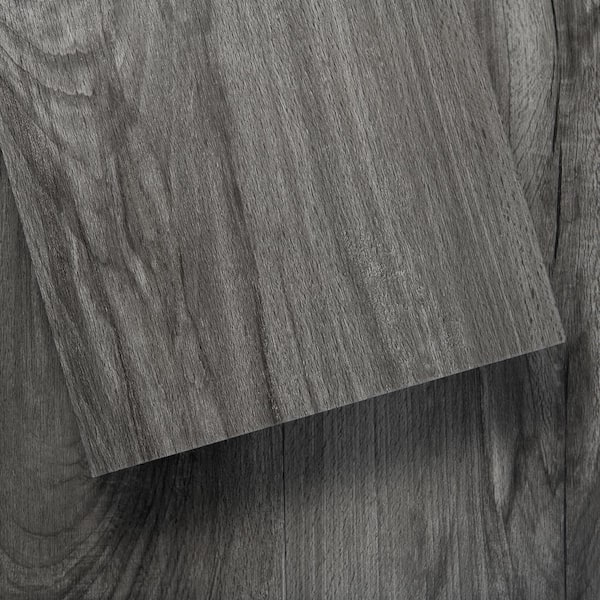Lucida Surfaces Take Home Sample - GlueCore Harbor Gray Luxury Vinyl Flooring - 7.25 in. W x 12 in. L
