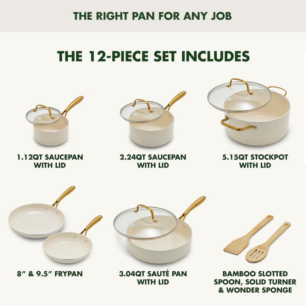 Ceramic Nonstick Cookware Set !Missing accessories!