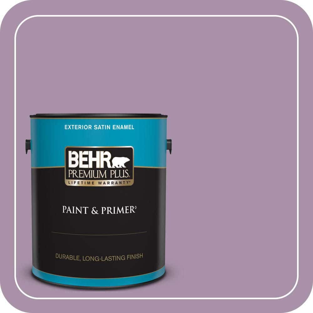 1 gal. #670D-5 Garden Flower Satin Enamel Exterior Paint & Primer price history on PriceWatchPro