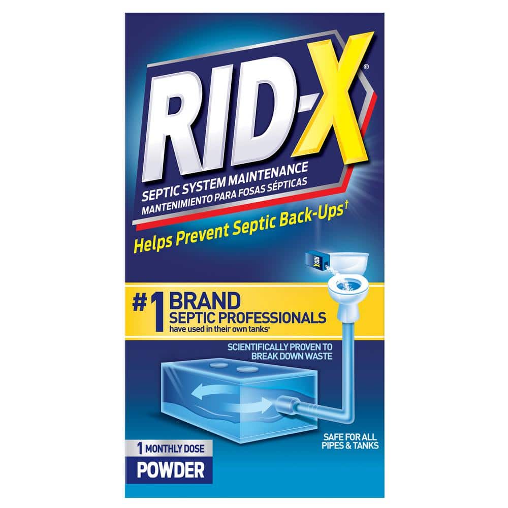 RID-X 9.8 oz. Powder Septic Tank Treatment (3-Pack) 19200-80306-3