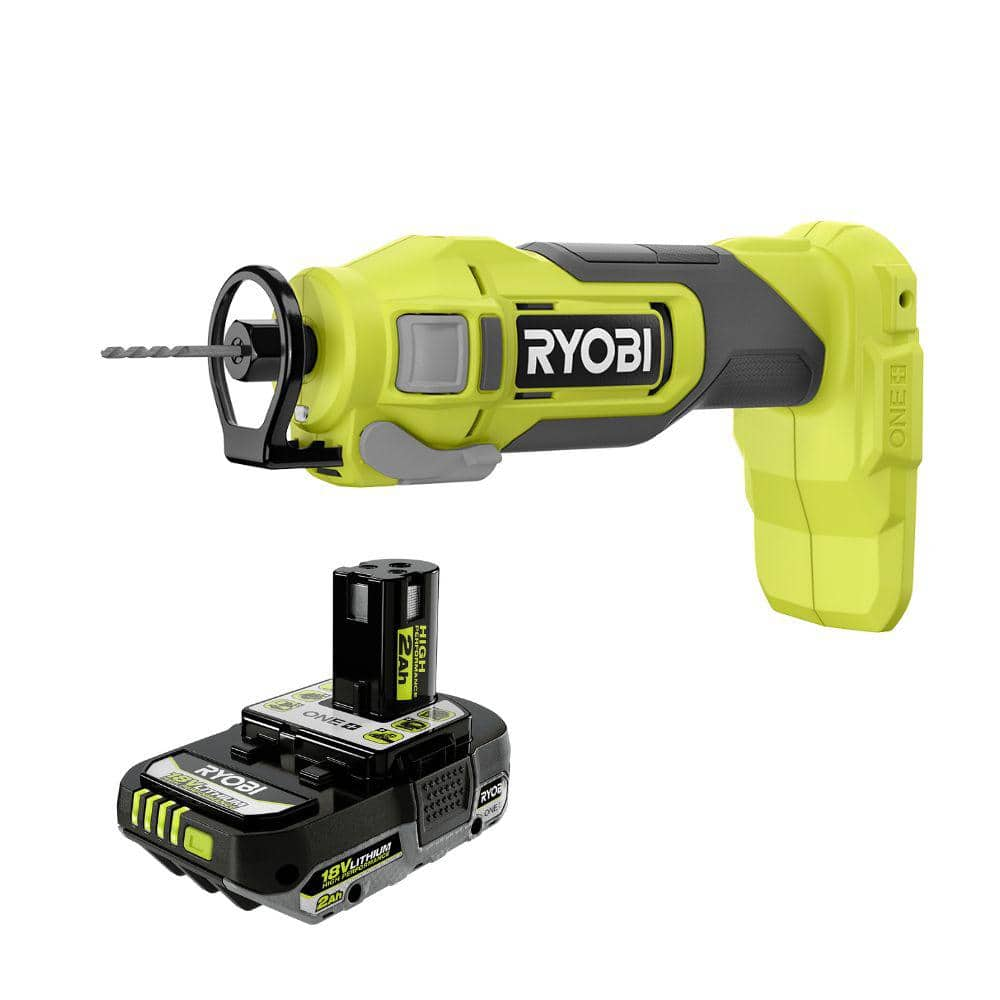 Ryobi One+ 18v Cordless Cut-out Tool With One+ 18v 2.0 Ah High 