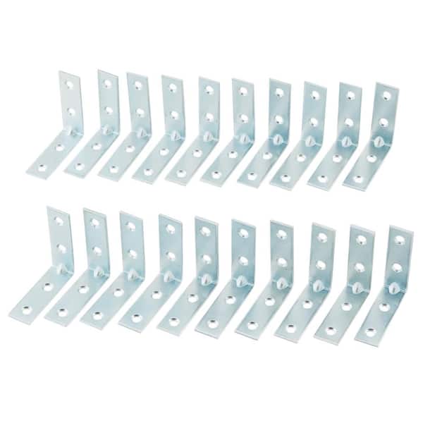 2 in. Zinc-Plated Corner Brace (20-Pack)