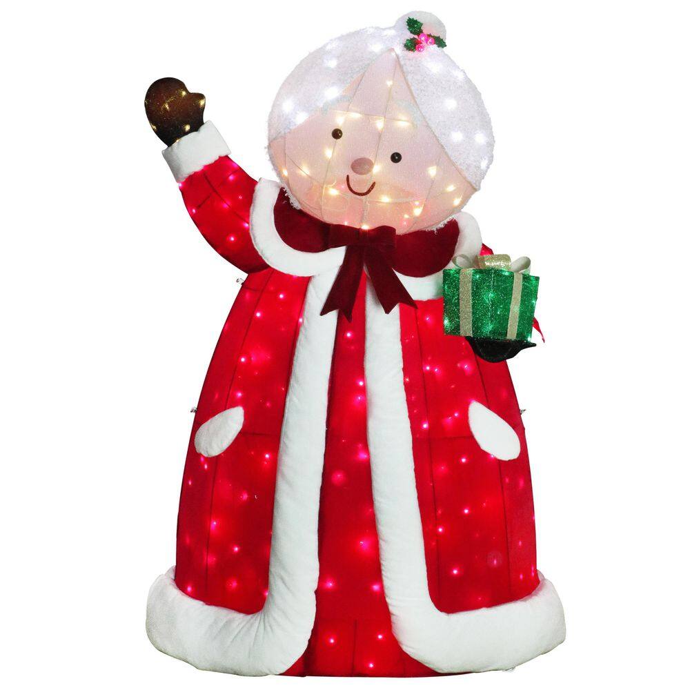 Puleo International 6' Mrs. Clause Large Outdoor Christmas Decor