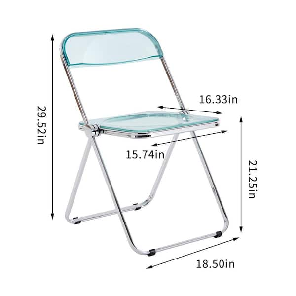 XL Series 2-Inch Vinyl Padded Folding Chair, 2 Taller Back, Quad Hinging,  Triple Cross Braces 