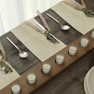 La Classica 21 in. W x 21 in. L in Ivory/Gold Solid Color Napkins (Set of 4)