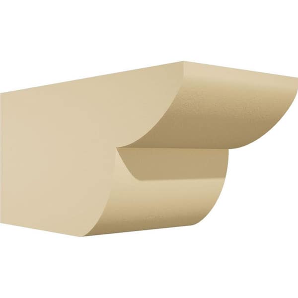 Ekena Millwork Standard Crestline 6 in. W x 6 in. H x 12 in. D Polyurethane Rafter Tail Outlooker