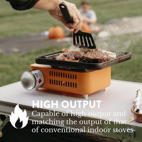 GASONE Crate Series Butane Fuel Camp Stove in Orange GS-8400OR