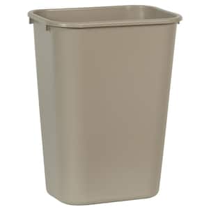 Rubbermaid Spring Top Kitchen Bathroom Trash Can with Lid, 13  Gallon Gray Plastic Garbage Bin, 49.2-liter : Everything Else