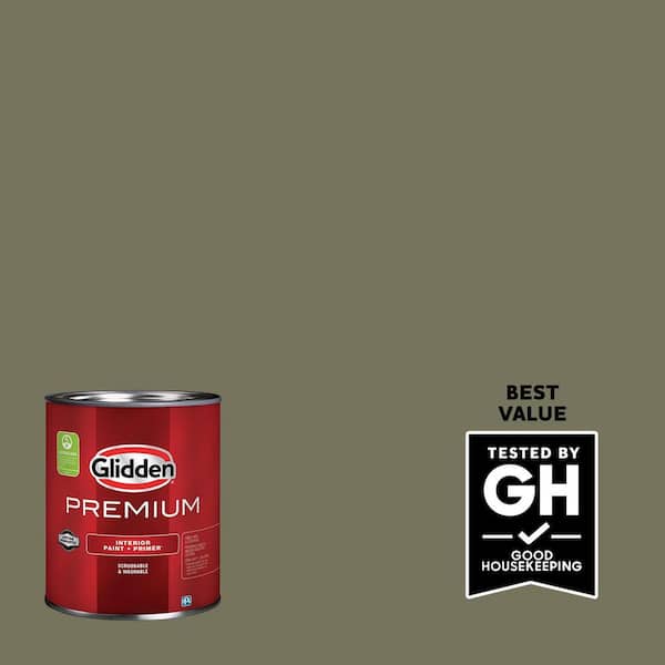 Glidden Premium 1 qt. PPG1030-6 Positively Palm Eggshell Interior Paint