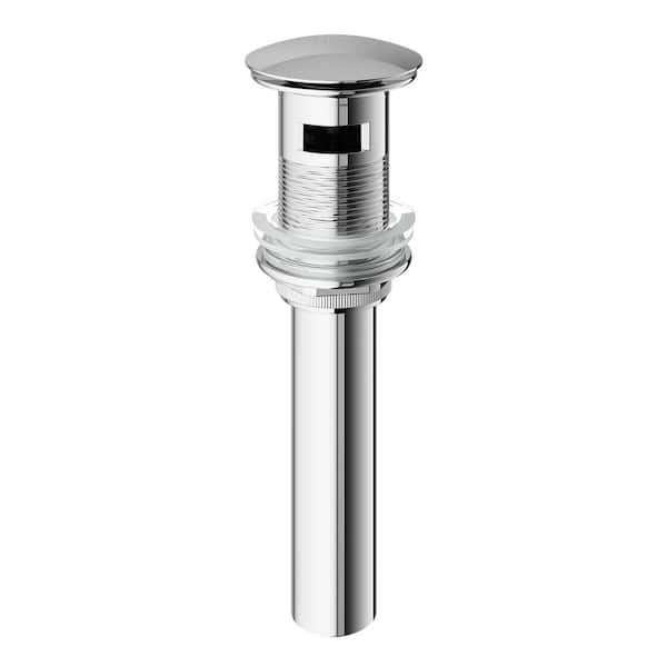 Bathroom Sink Pop-Up Drain 1-3/4 with Overflow in Chrome