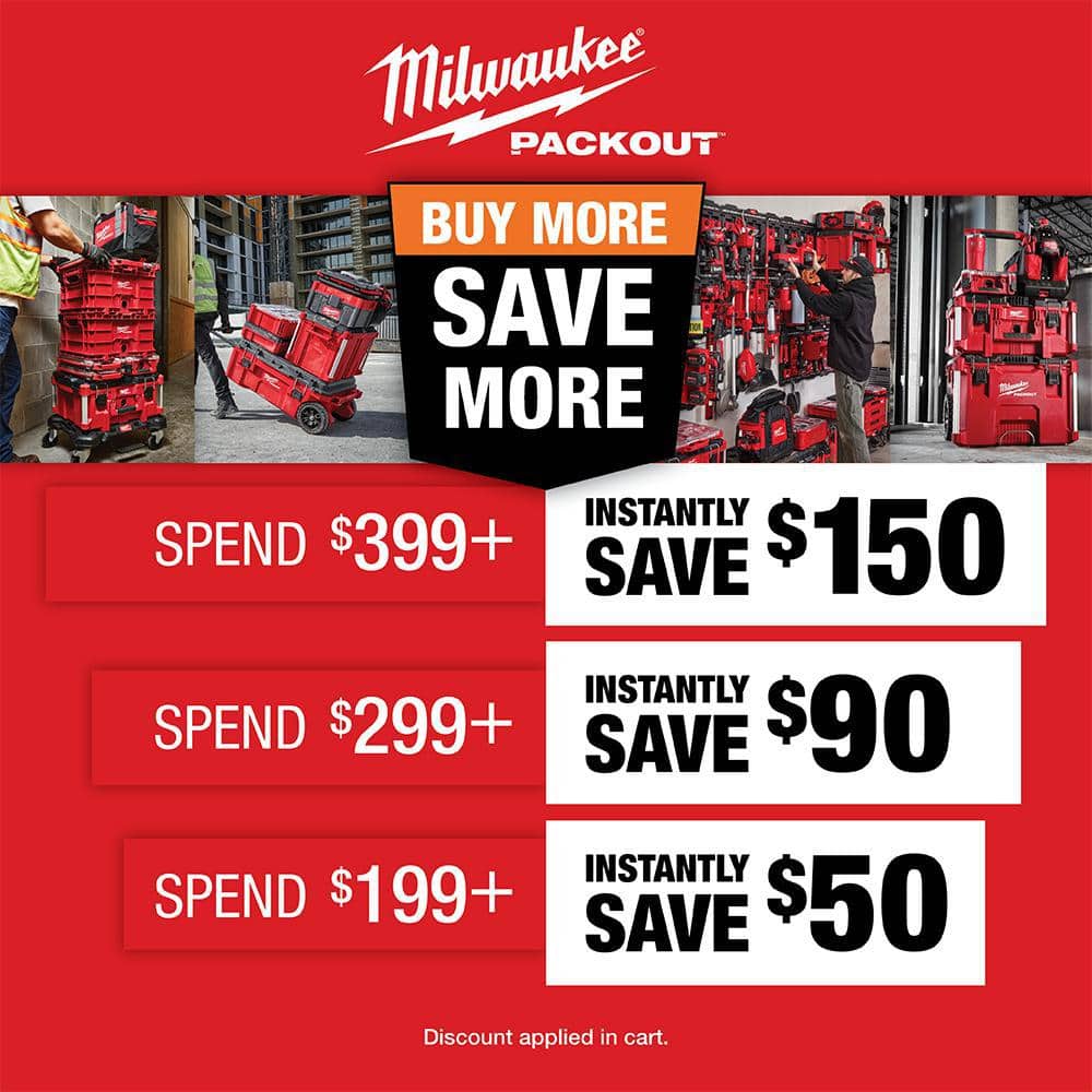 Milwaukee Black and Red Folding 2-Wheel Metal Cart