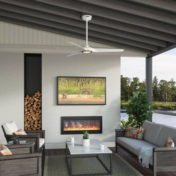 Hunter Hunter 52 in. Zentech Wi-Fi Energy Star Fresh White Damp