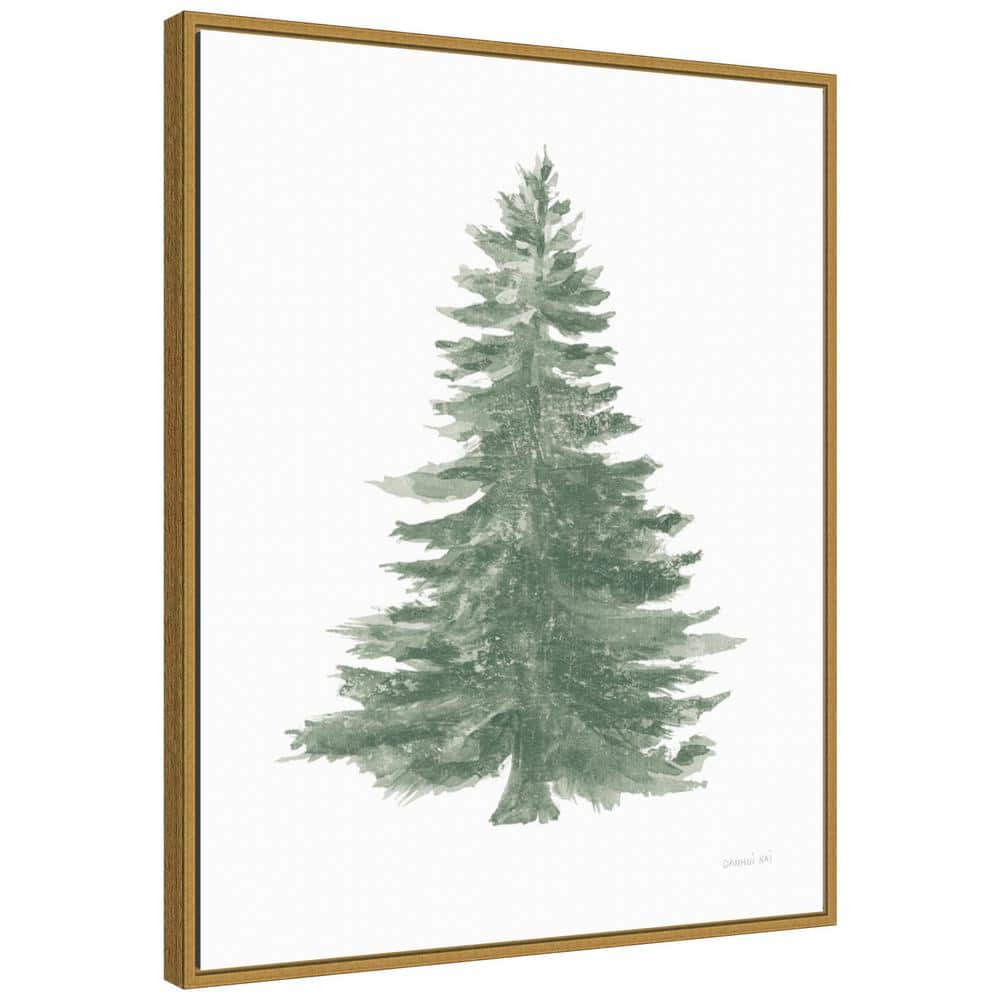 Sylvie Gold Framed Holiday Tree Canvas Print, 24" x 29"