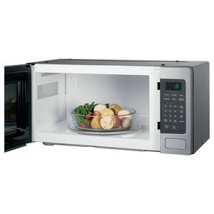 Profile 1.1 cu. ft. Countertop Microwave in Stainless Steel with Sensor Cooking:PEM31SFSS