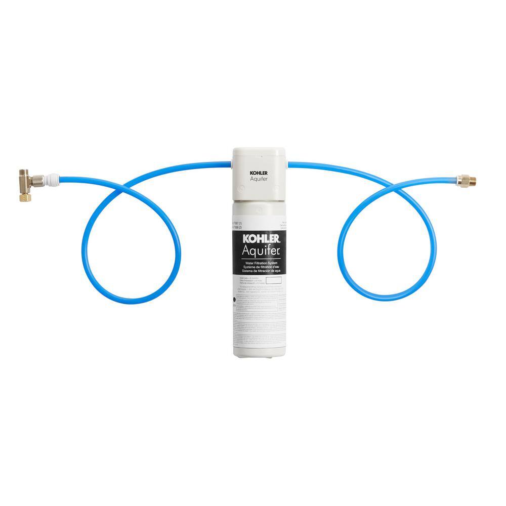KOHLER Aquifer Under-Sink Single Cartridge Filtration System K-77685-NA - The Home Depot