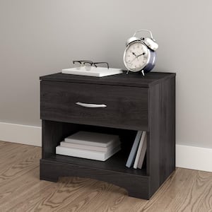 Step One 1-Drawer Nightstand in Gray Oak