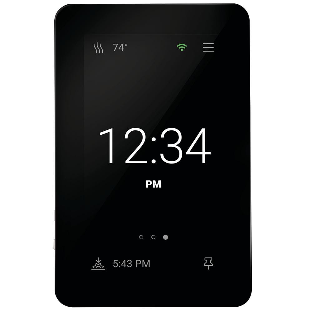 SunTouch Black Programmable Touchscreen Wi-Fi Thermostat with Voice Control