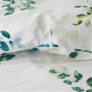 Legends Hotel Deco Leaf Sateen Flat Sheet