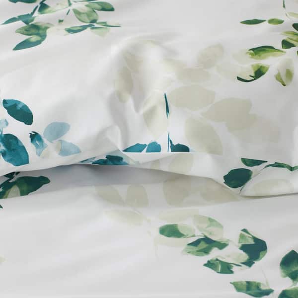 Legends Hotel Deco Leaf Sateen Sheet Set
