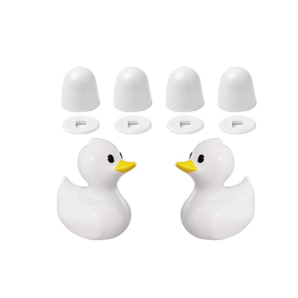 2 Pack Ceramic White Duck Toilet Bolt Covers Decorative, Cute Bathroom Decor Toilet Floor Screw Covers price history on PriceWatchPro