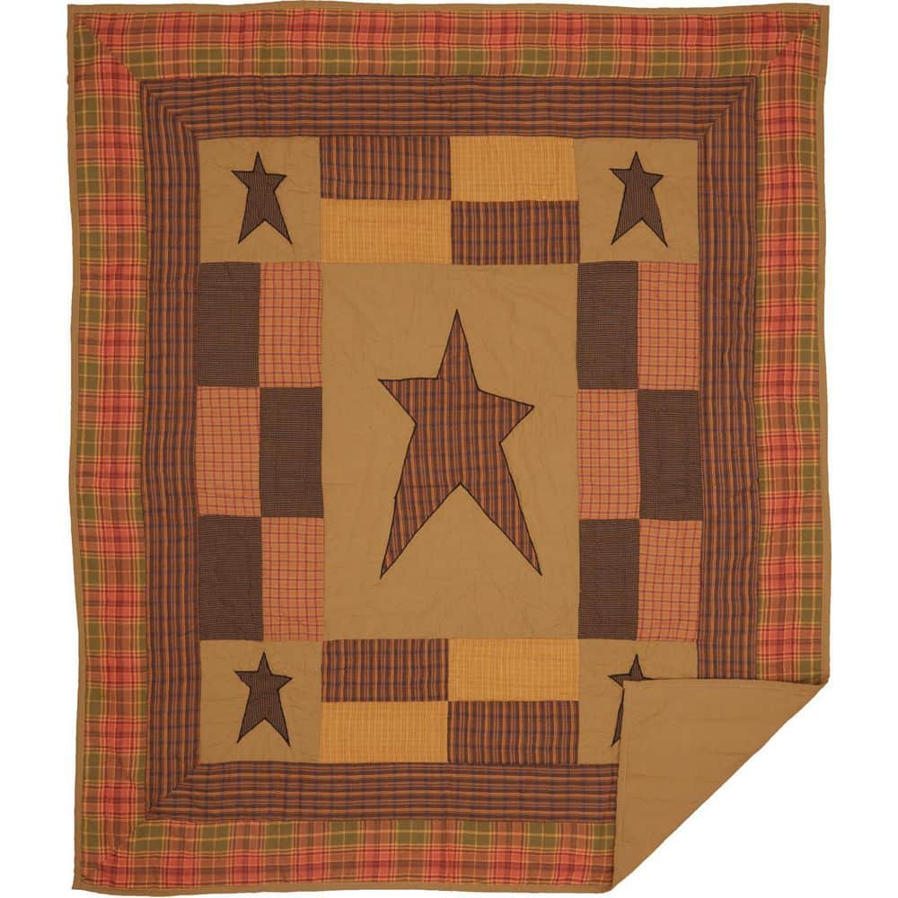 Stratton 60"x50" Reversible Cotton Quilted Throw Blanket