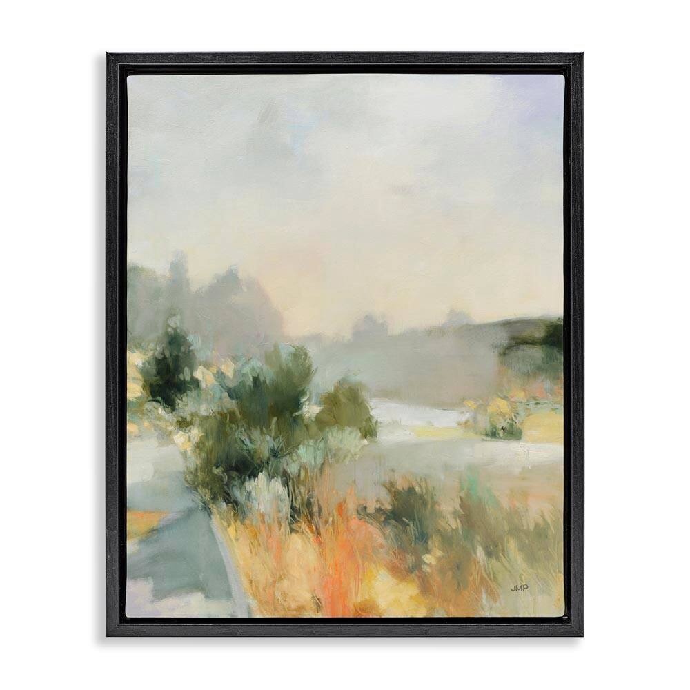 Along The Path Landscape by Julia Purinton Black Floater Frame Nature Graphic Art Print 21 in. x 17 in. price history on PriceWatchPro
