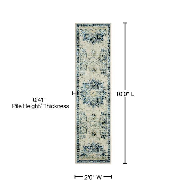 Mohawk Home Memory Foam Rug Pad 24 x 96 (for 2' x 8' Rug Runner Area)