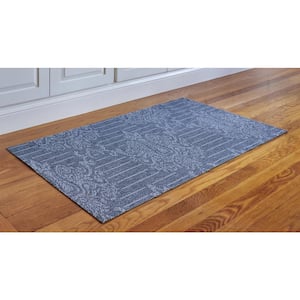 Restany Gray 1.64 ft x 5 ft polyester indoor/outdoor runner rug Area Rug