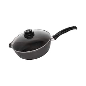 Heavy Duty Home Kitchen Cookware Polished Nonstick Covered Deep Saute Pan  in 