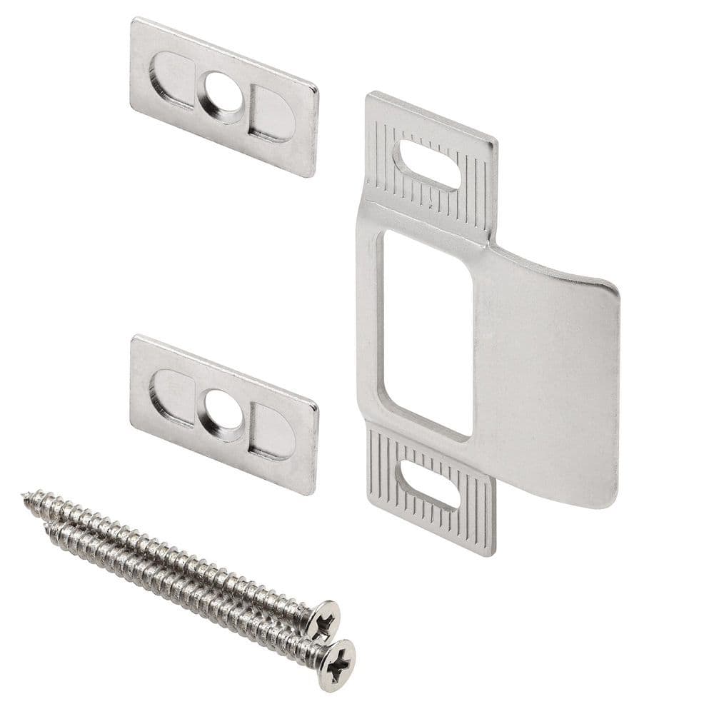 2-3/4 in. x 2-1/8 in. Adjustable Strike, Three Piece, Satin Nickel (1 Set) price history on PriceWatchPro