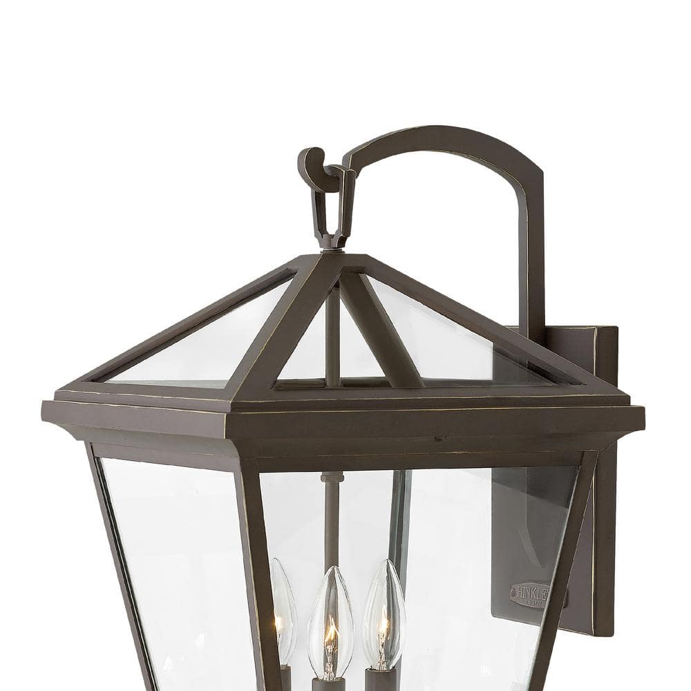 Estate Series Alford 3-Light Outdoor Wall Lantern in Oil Rubbed Bronze